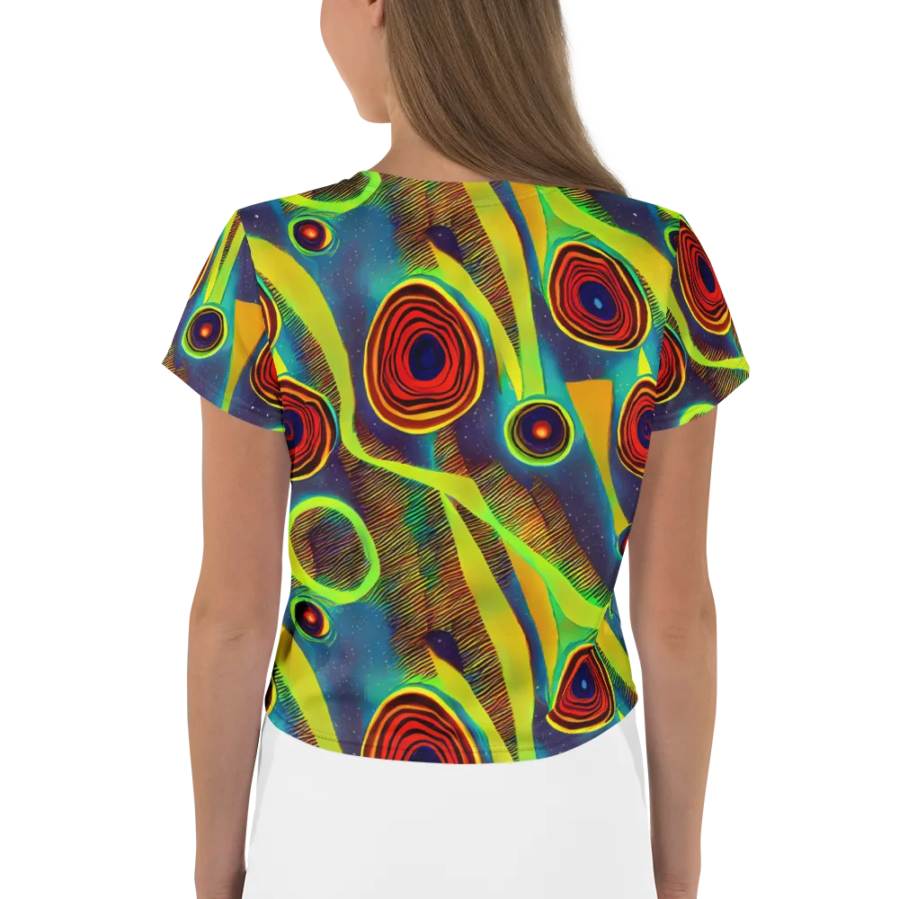 Galactic Pulse on Crop Tee — Back