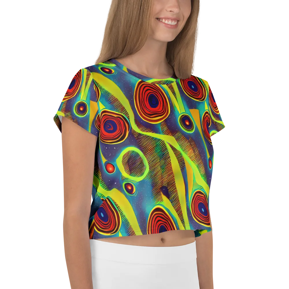 Galactic Pulse on Crop Tee — Right