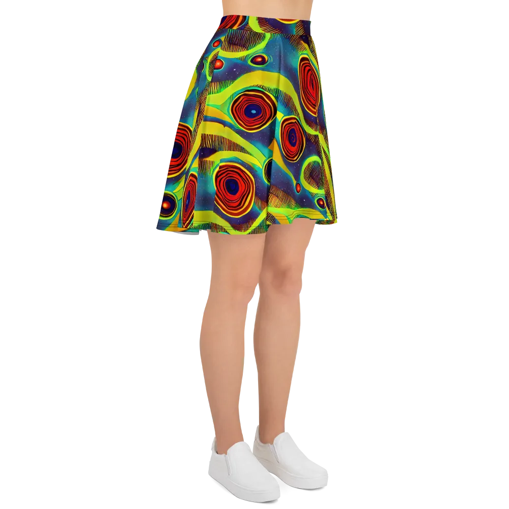 Galactic Pulse on Skater Skirt — Right