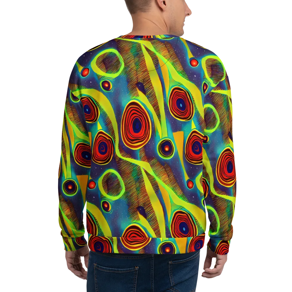 Galactic Pulse on Sweatshirt — Back