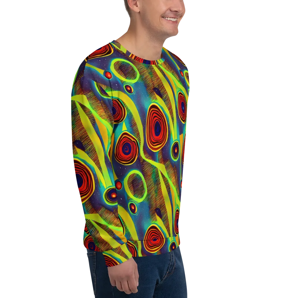 Galactic Pulse on Sweatshirt — Right Front