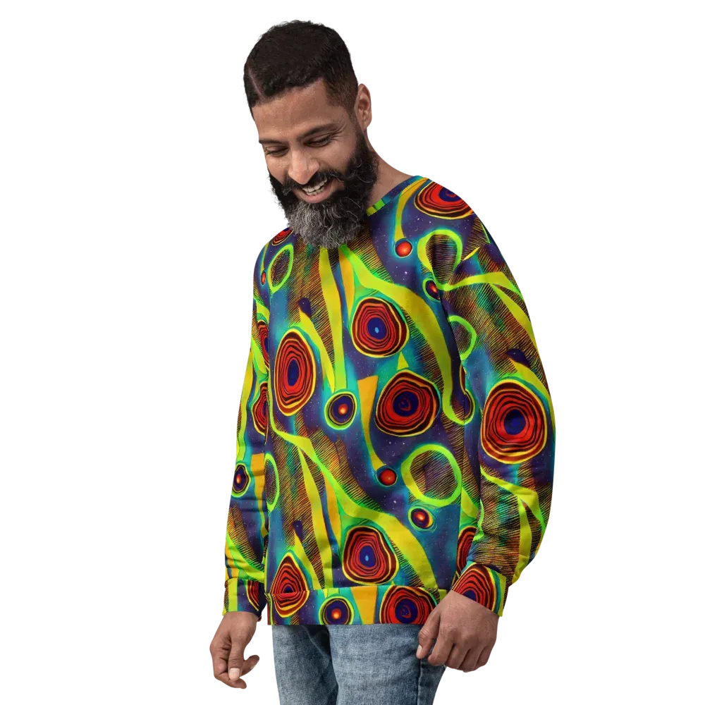 Galactic Pulse on Sweatshirt — Left Front