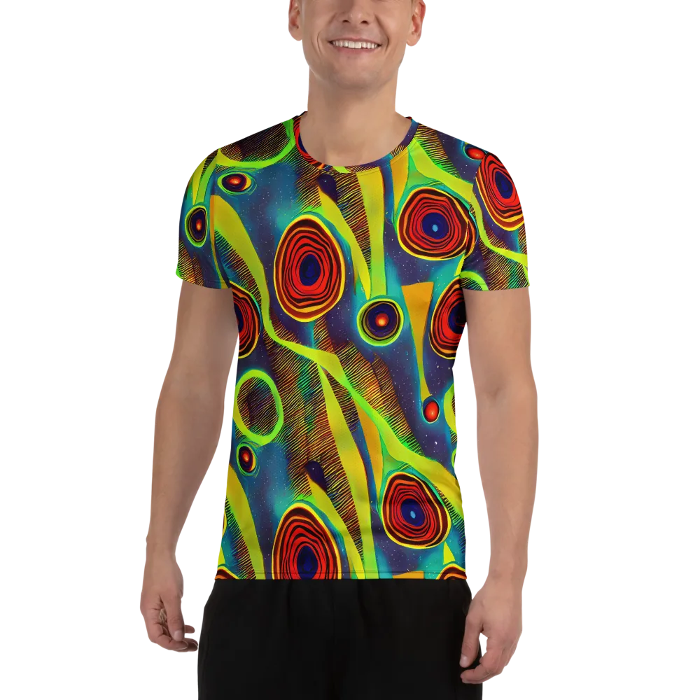 Galactic Pulse on Men's Athletic T-Shirt — Front