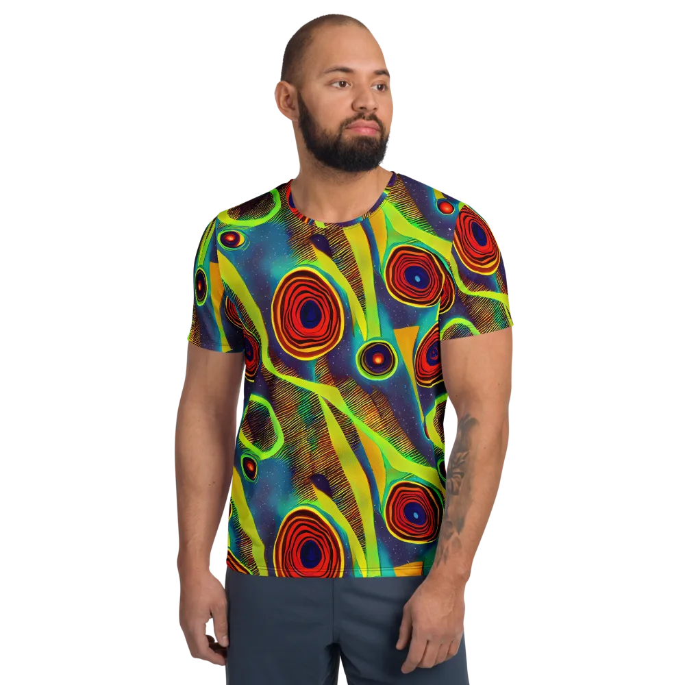 Galactic Pulse on Men's Athletic T-Shirt — Front