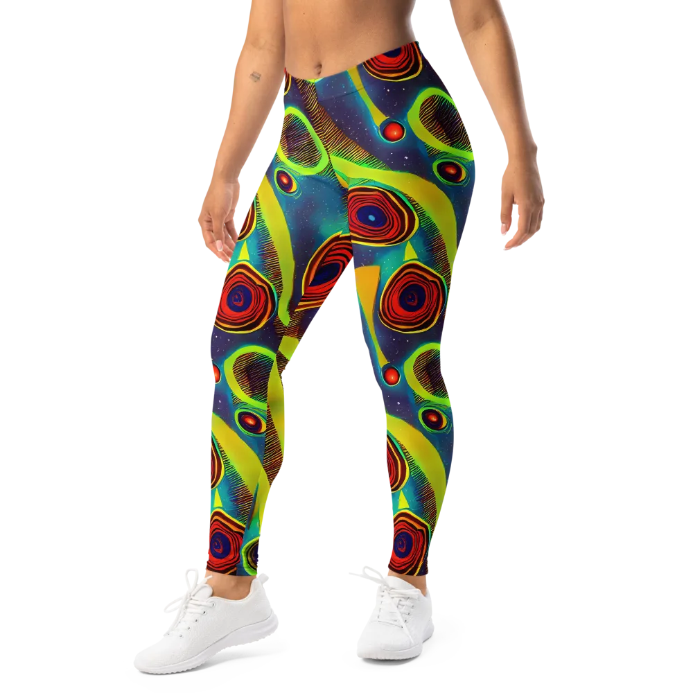 Galactic Pulse on Leggings — Left Front