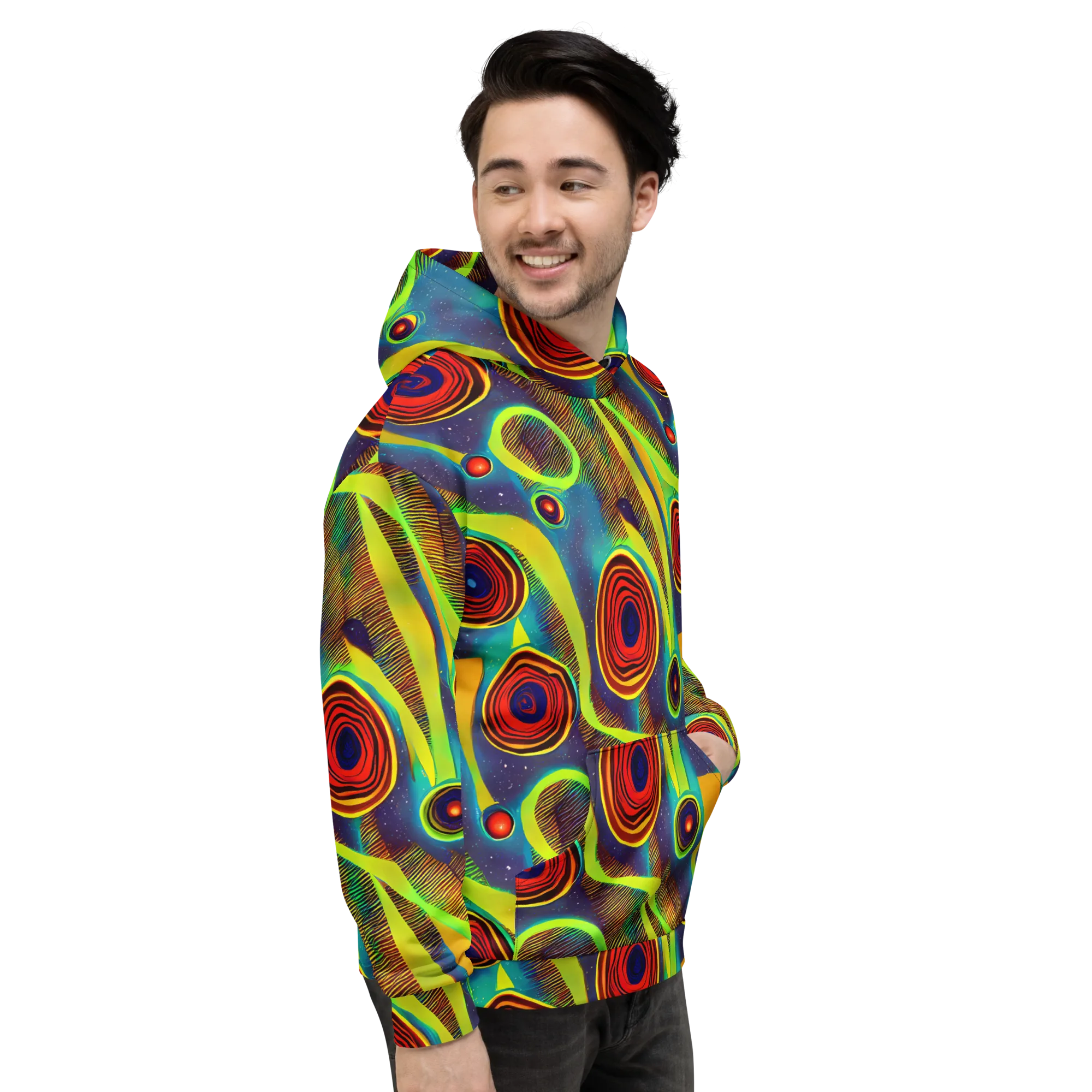 Galactic Pulse on Hoodie — Right