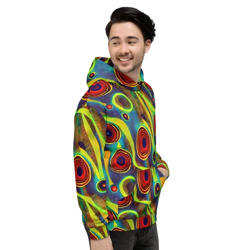 Galactic Pulse on a Hoodie