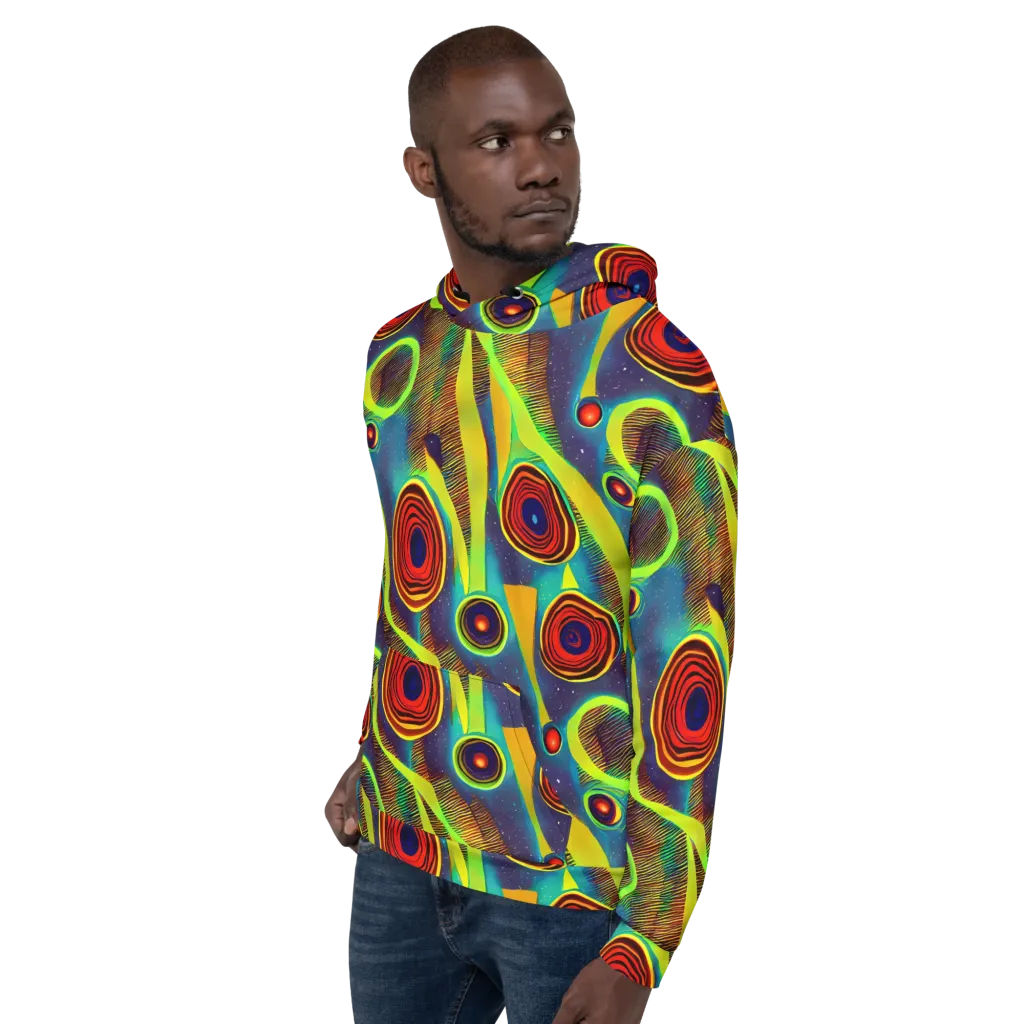 Galactic Pulse on Hoodie — Left
