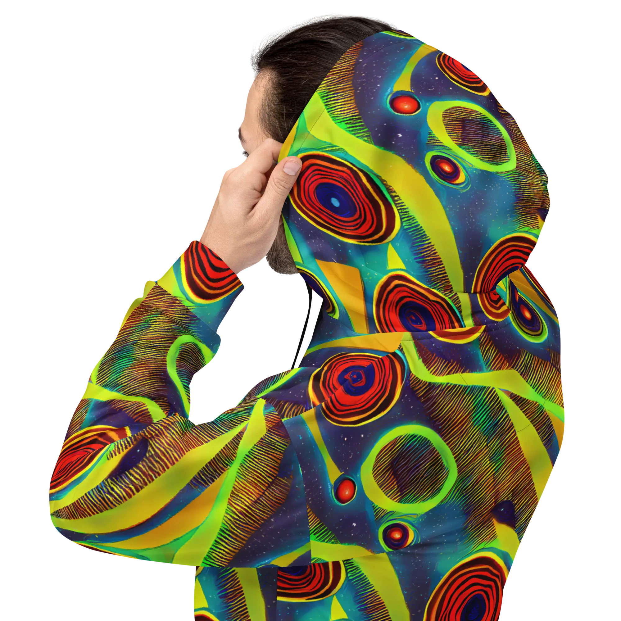 Galactic Pulse on Hoodie — Back