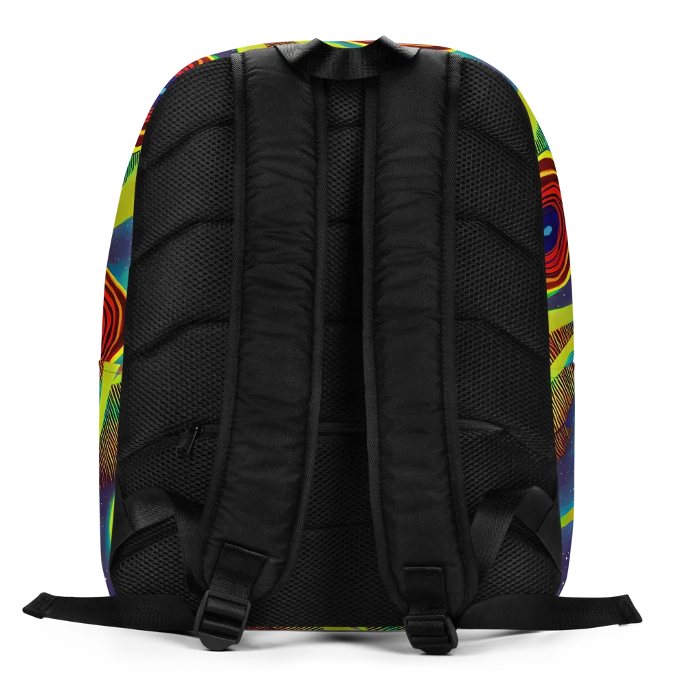 Galactic Pulse on Minimalist Backpack — Back