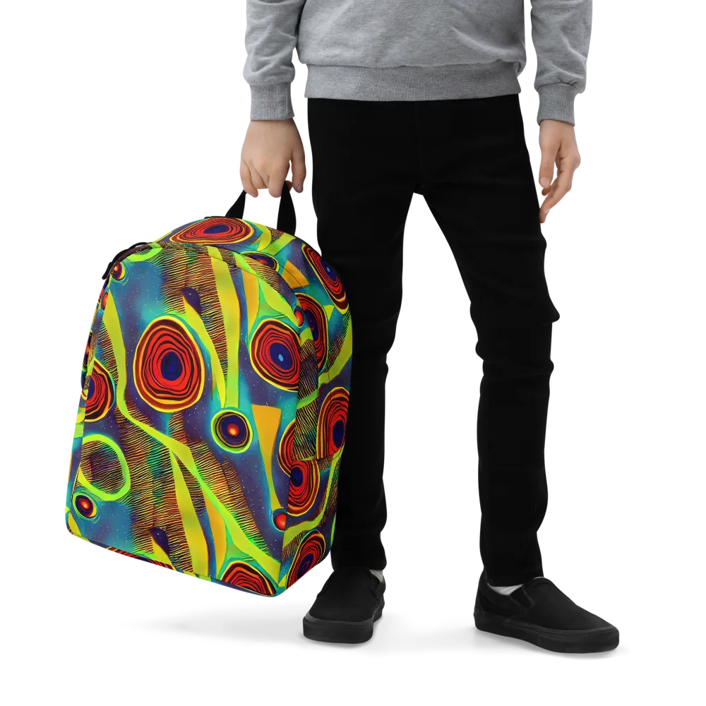 Galactic Pulse on Minimalist Backpack — Zoomed-in