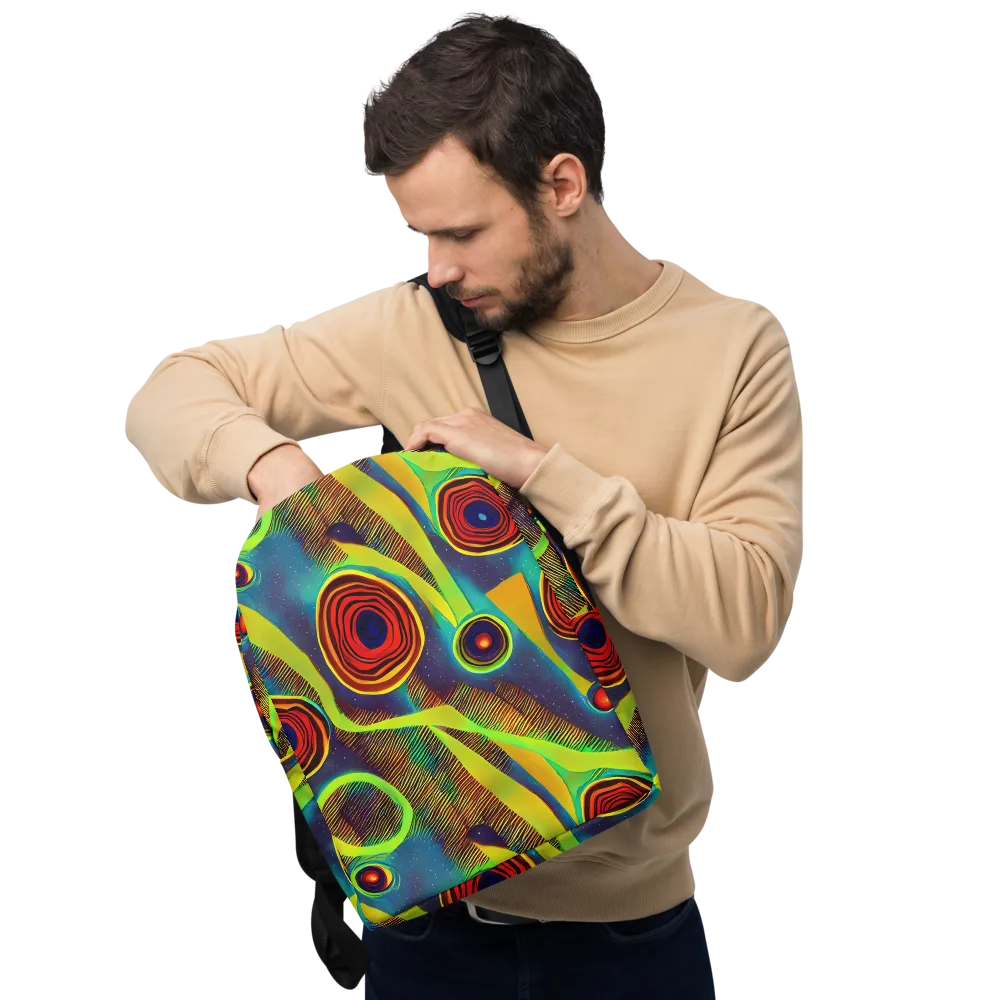 Galactic Pulse on Minimalist Backpack — Front