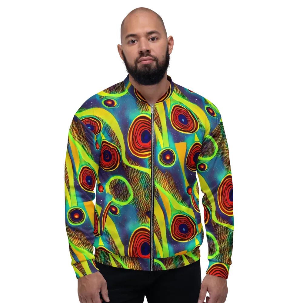 Galactic Pulse on Bomber Jacket — Front