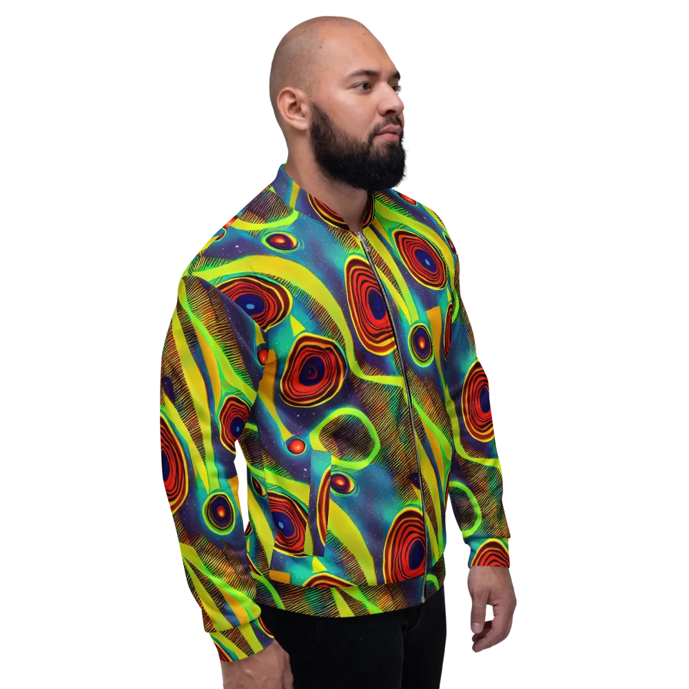 Galactic Pulse on Bomber Jacket — Right