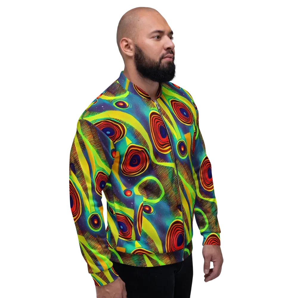 Galactic Pulse on Bomber Jacket — Right