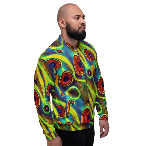 Galactic Pulse on a Bomber Jacket