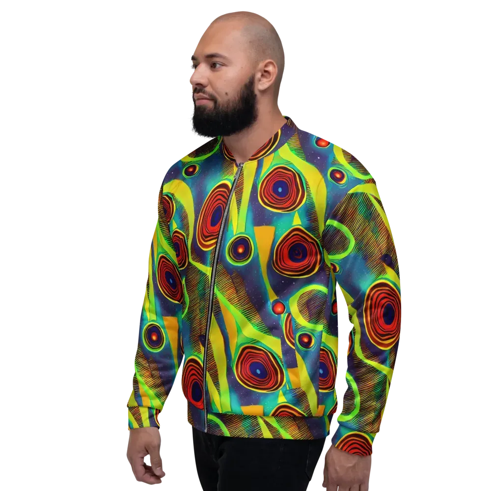 Galactic Pulse on Bomber Jacket — Left
