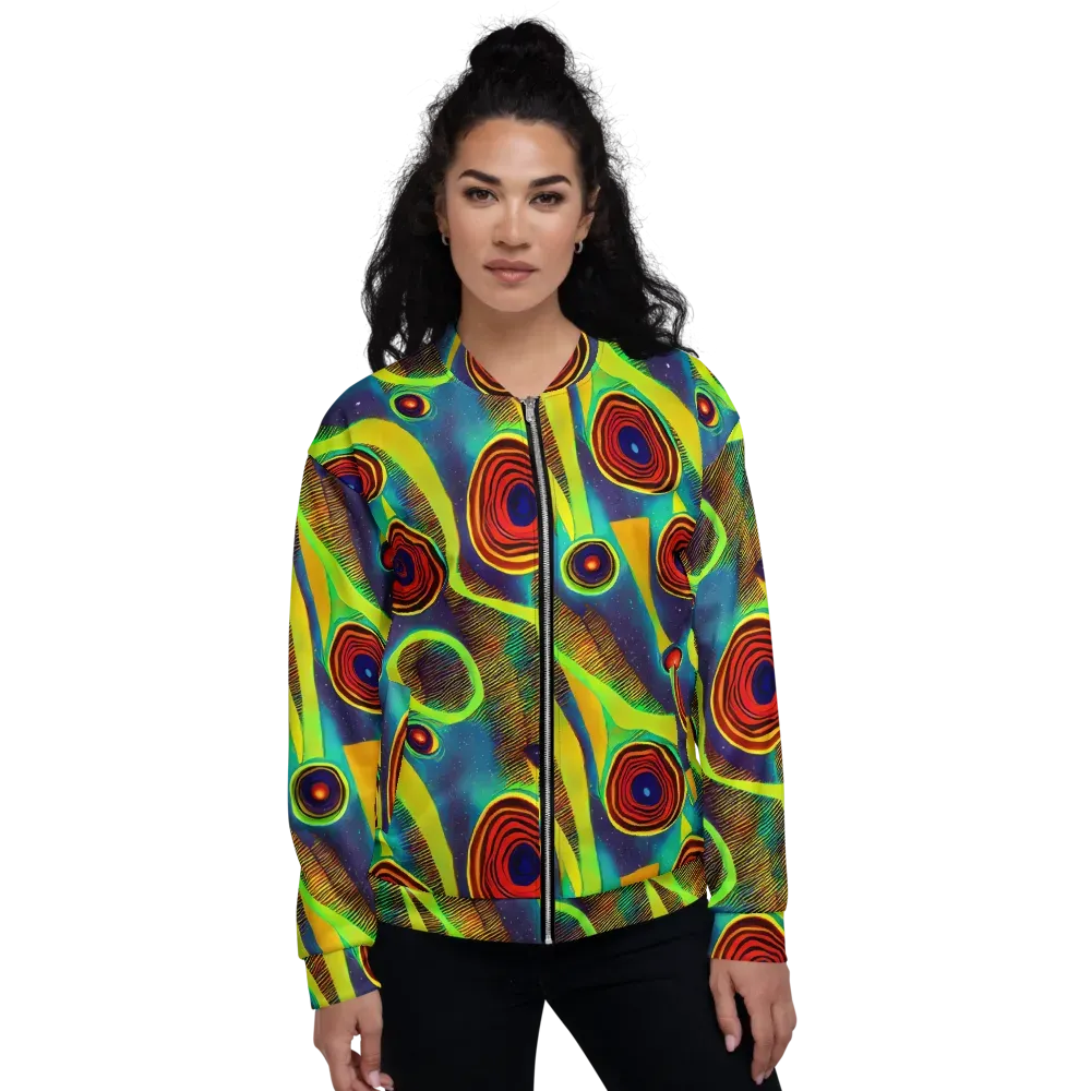 Galactic Pulse on Bomber Jacket — Front
