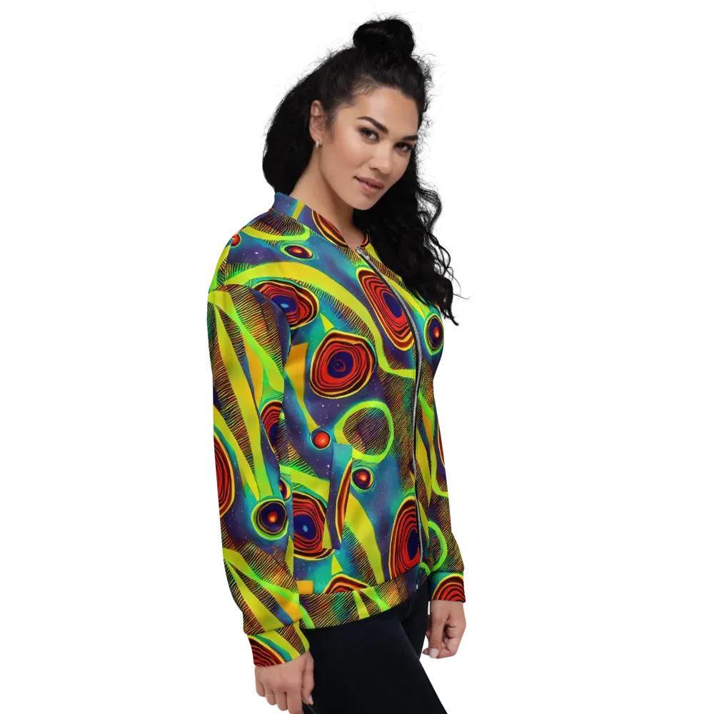 Galactic Pulse on Bomber Jacket — Right