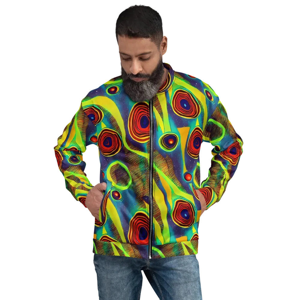 Galactic Pulse on Bomber Jacket — Front