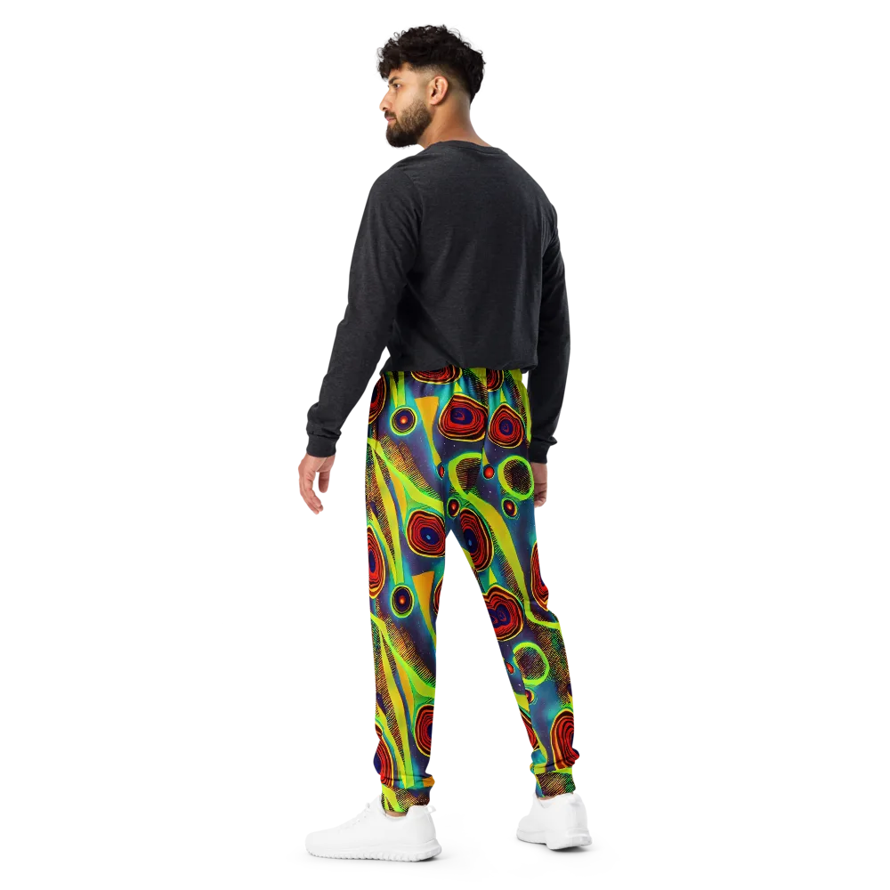 Galactic Pulse on Men's Joggers — Back