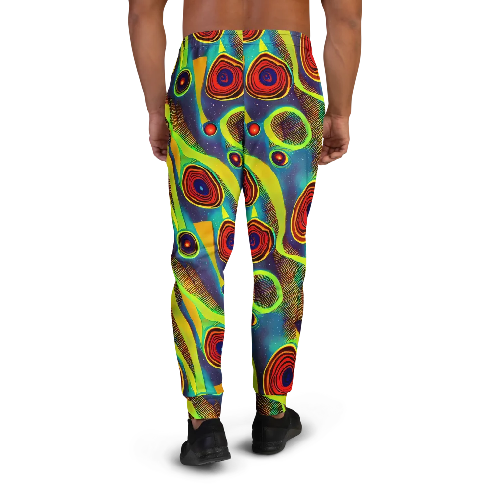 Galactic Pulse on Men's Joggers — Back
