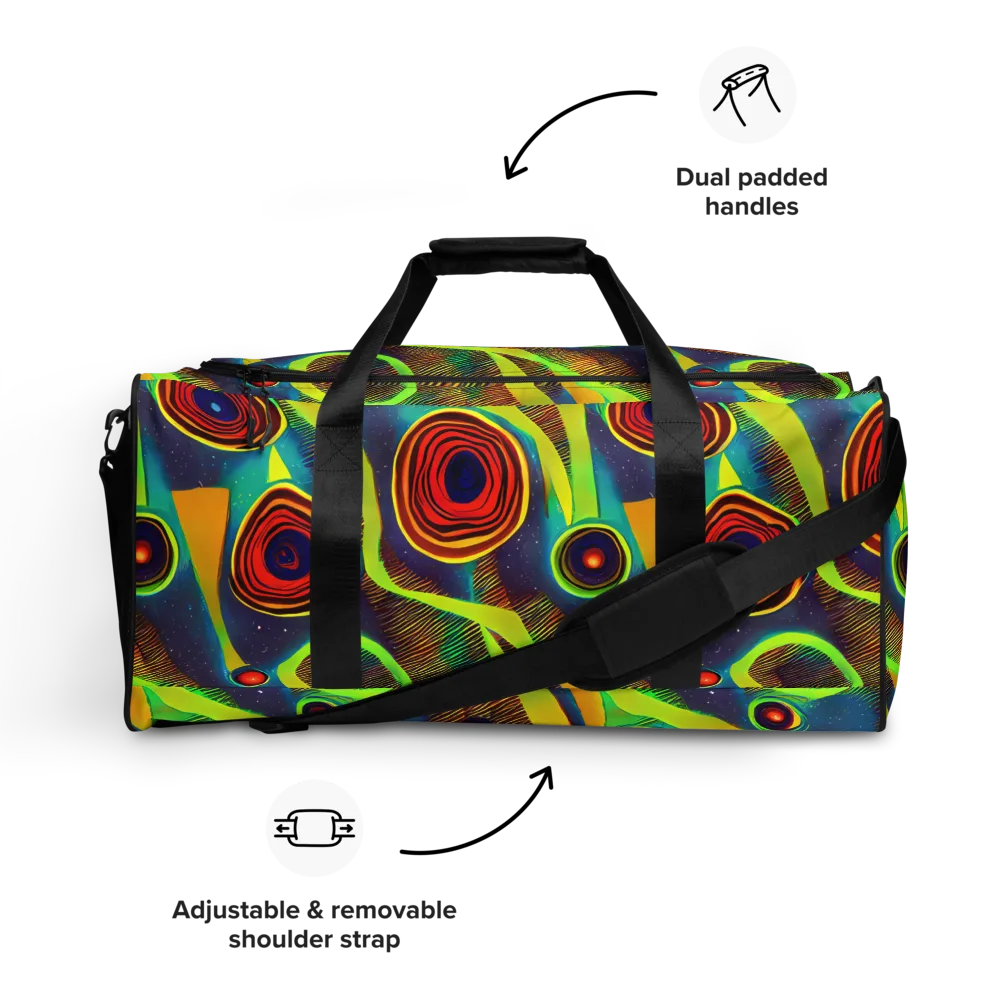 Galactic Pulse on Duffle Bag — Front
