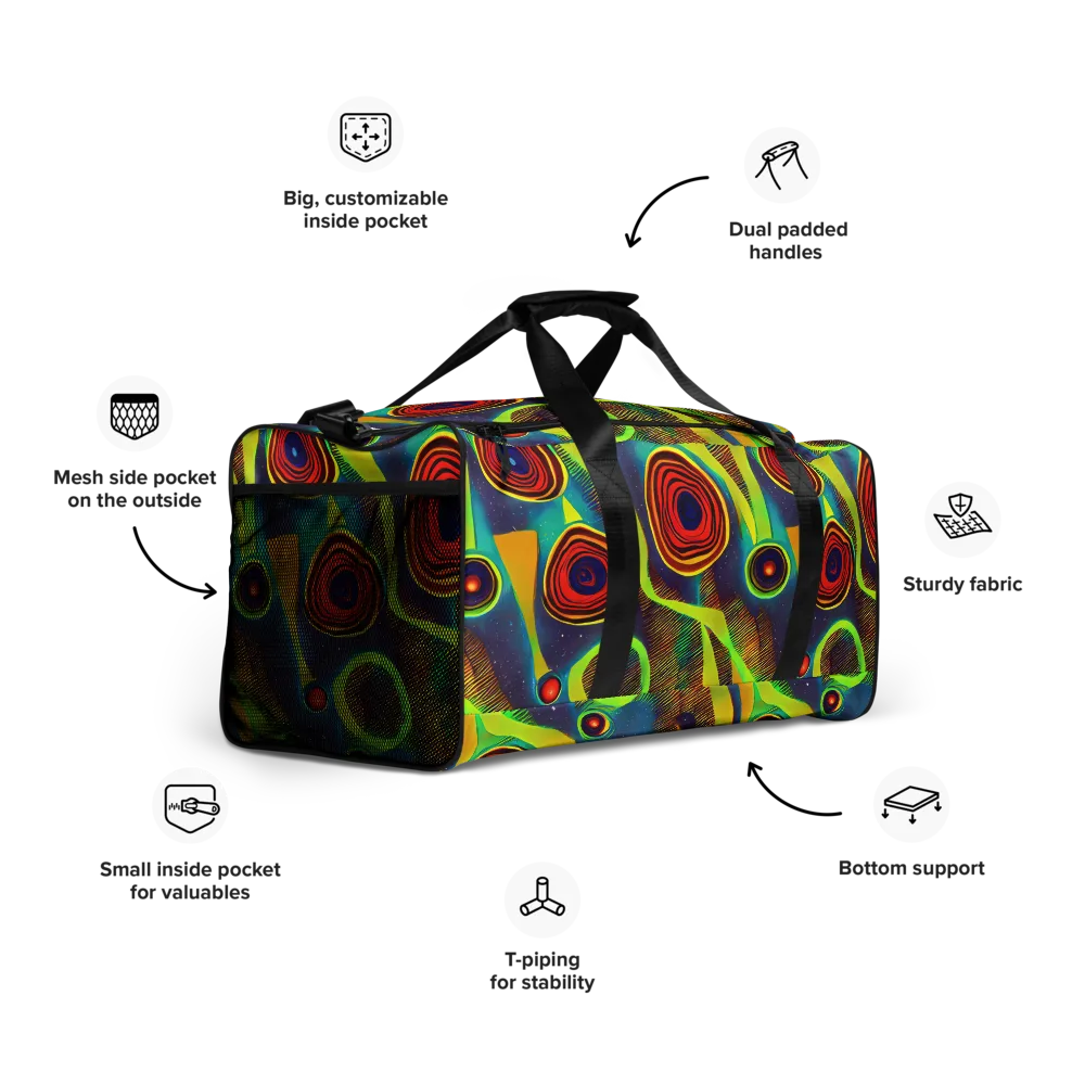 Galactic Pulse on Duffle Bag — Right Front