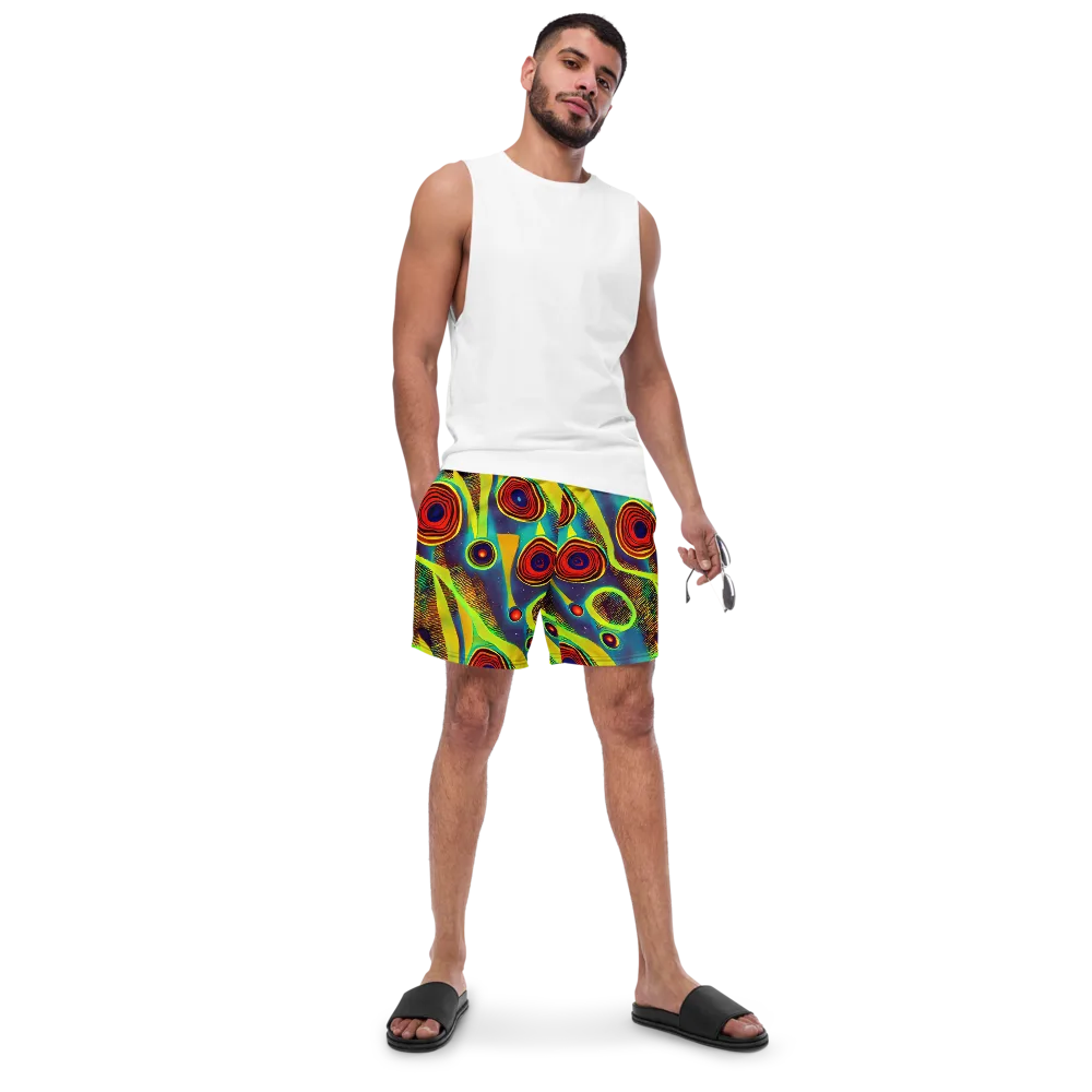 Galactic Pulse on Swim Trunks — Front