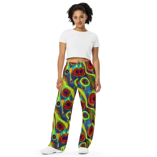 Galactic Pulse on a Wide-Leg Pants