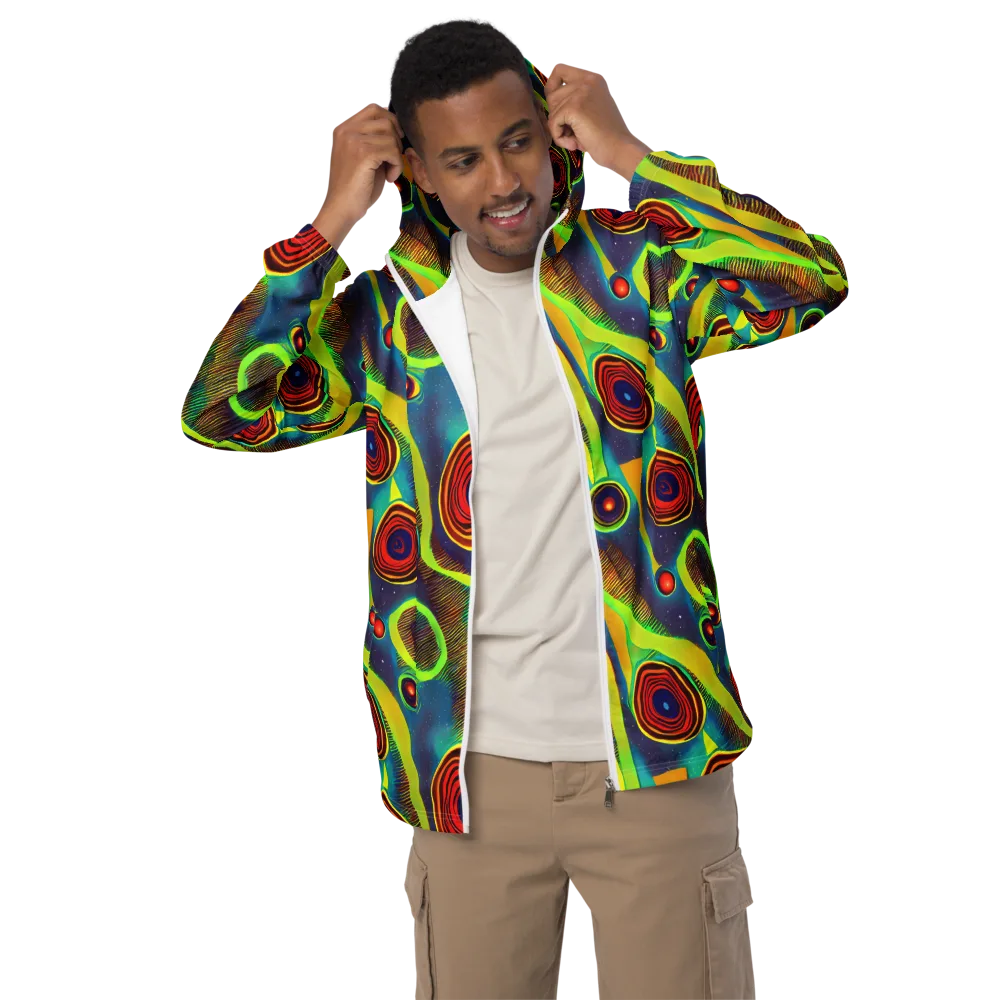 Galactic Pulse on Men's Windbreaker — Front