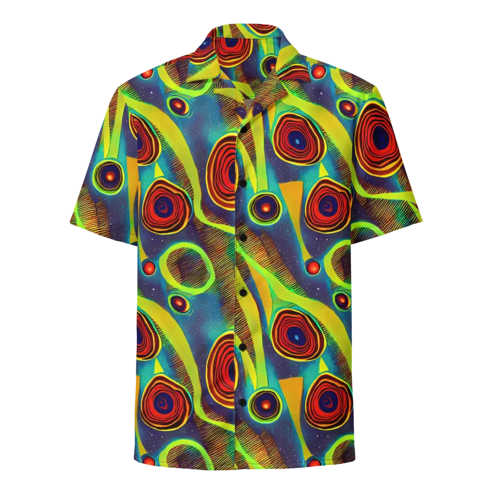 Galactic Pulse on Button Shirt — Front