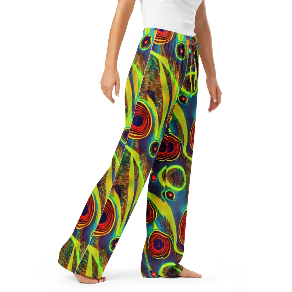 Galactic Pulse on Women's Pajama Pants — Right Front