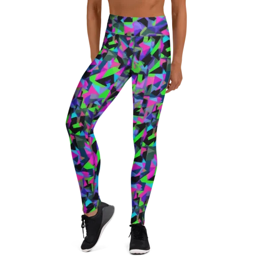 Ultraviolet Scatter on a Yoga Leggings