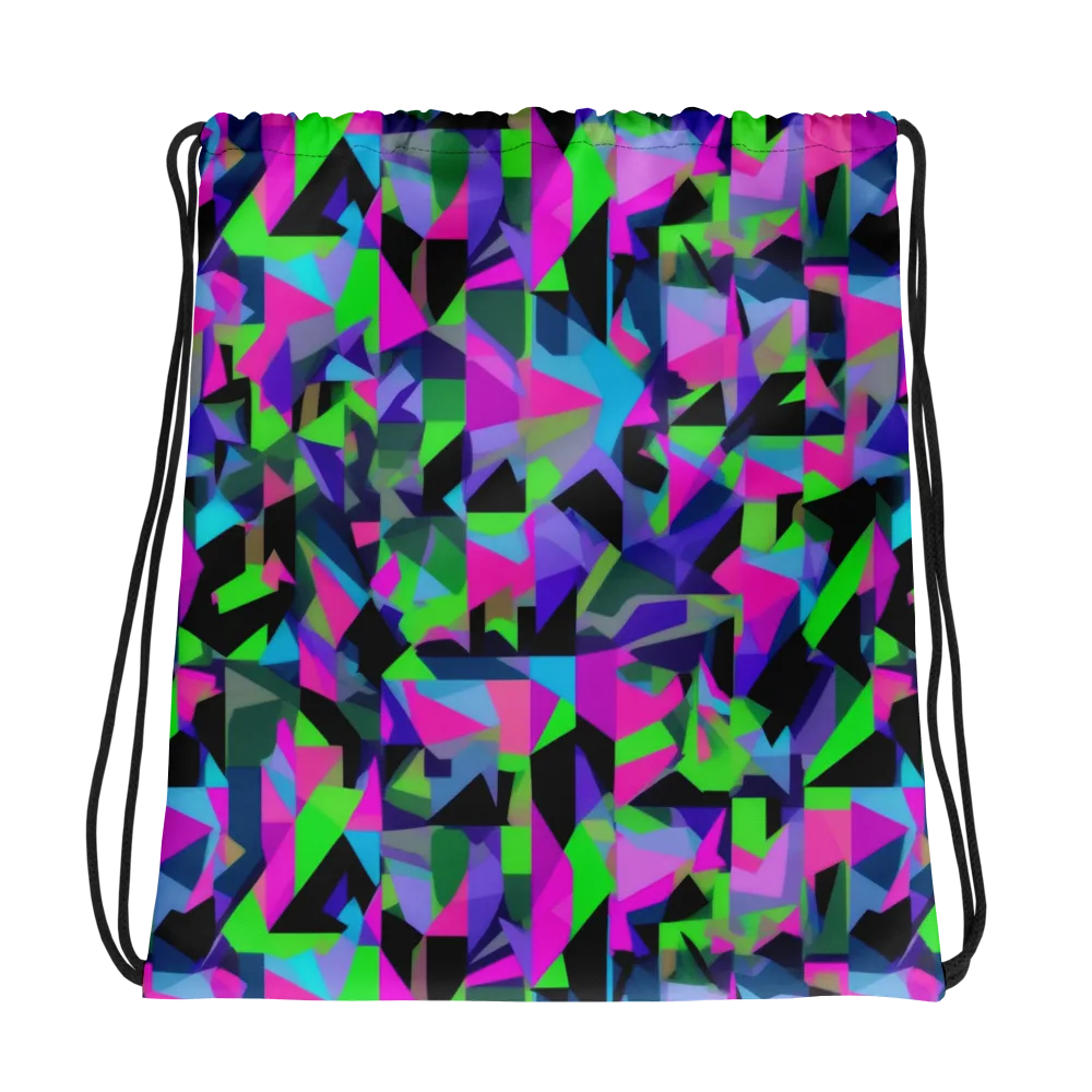 Ultraviolet Scatter on Drawstring Bag — Photo