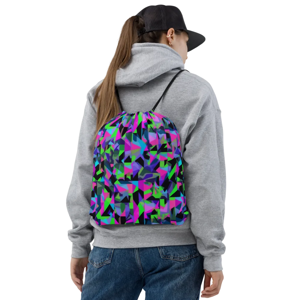 Ultraviolet Scatter on Drawstring Bag — Front