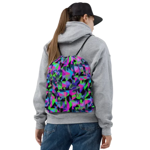 Ultraviolet Scatter on a Drawstring Bag