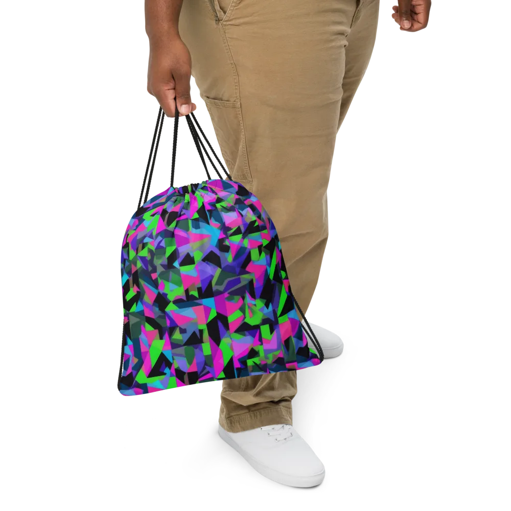 Ultraviolet Scatter on Drawstring Bag — Front