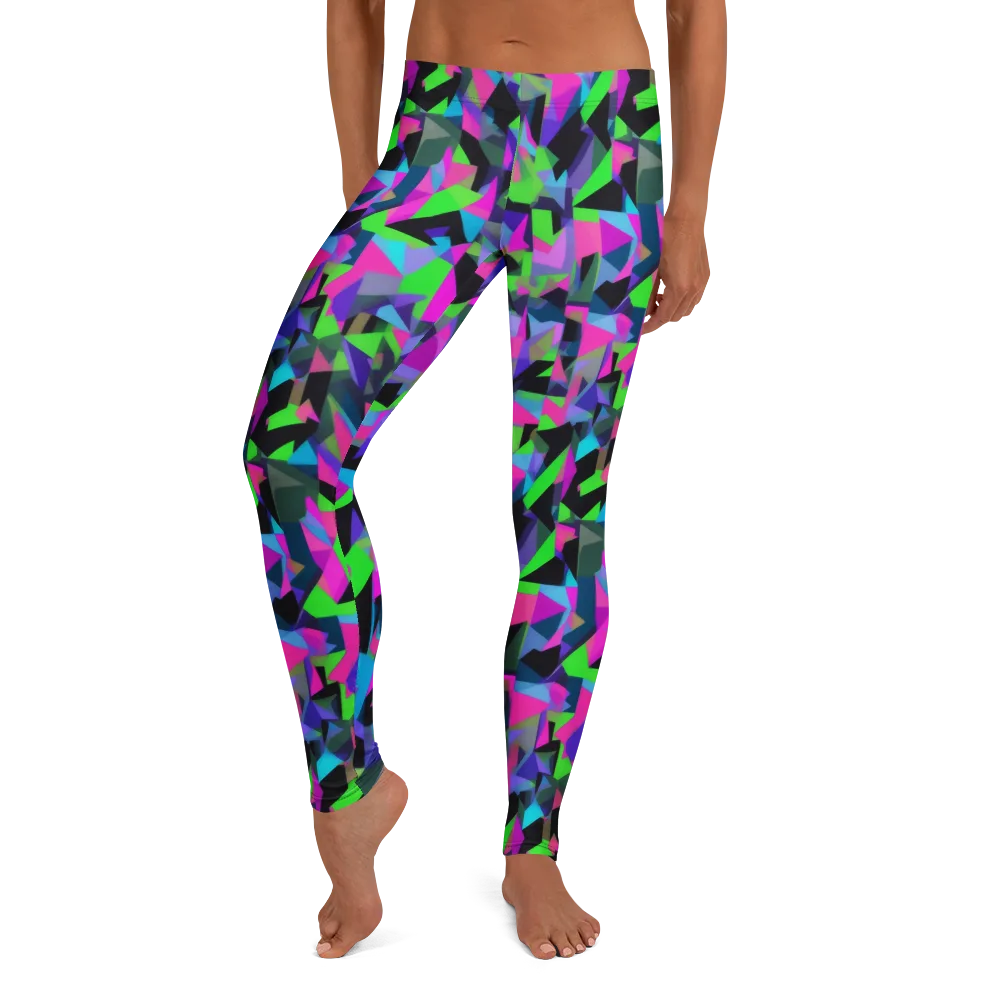 Ultraviolet Scatter on Leggings — Front