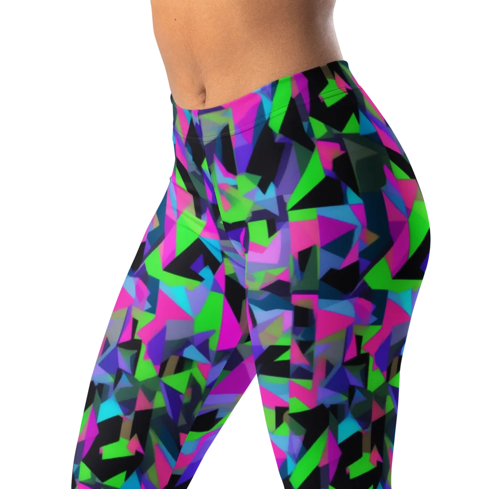 Ultraviolet Scatter on Leggings — Left Front