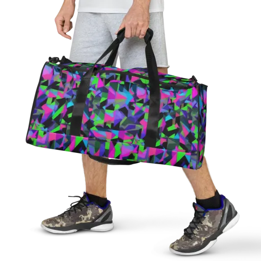 Ultraviolet Scatter on a Duffle Bag