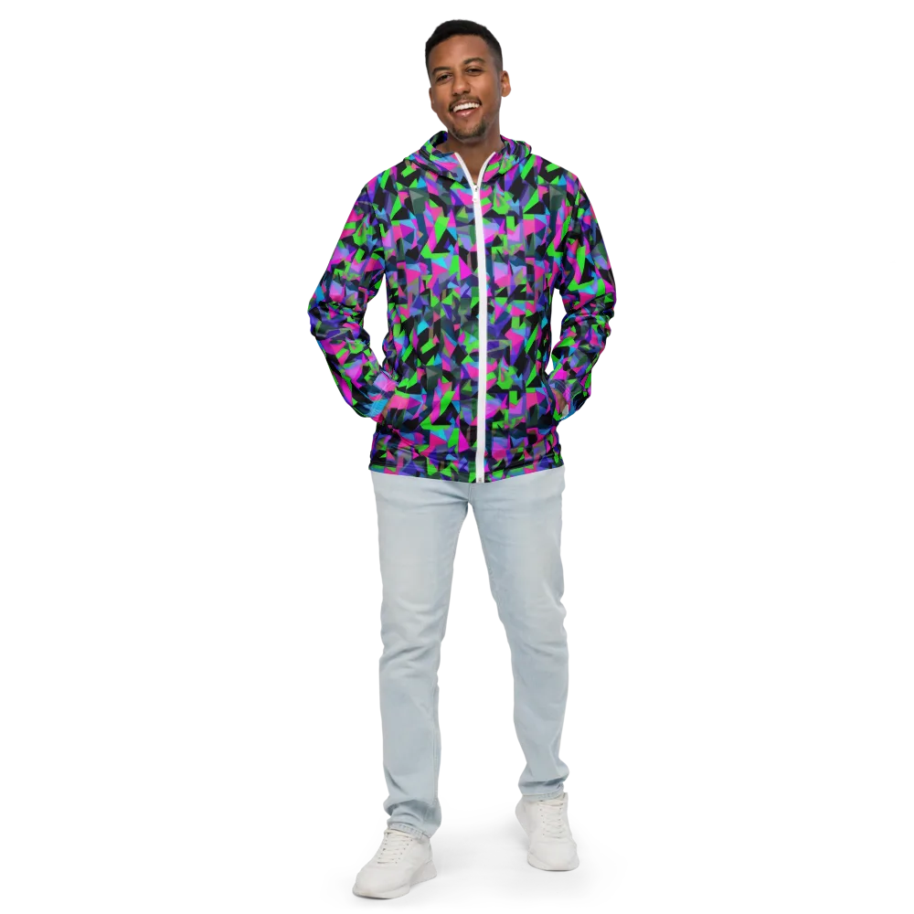 Ultraviolet Scatter on Men's Windbreaker — Front