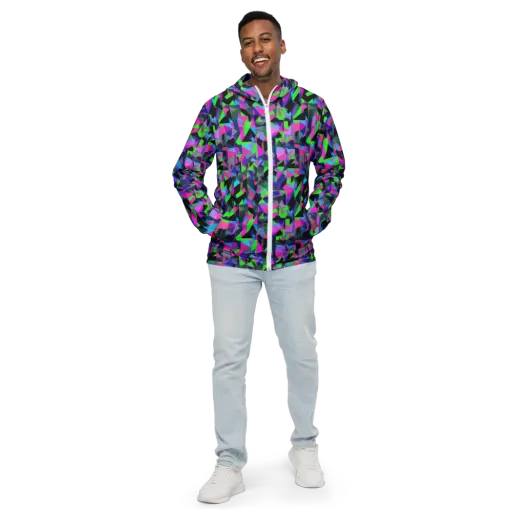 Ultraviolet Scatter on a Men's Windbreaker