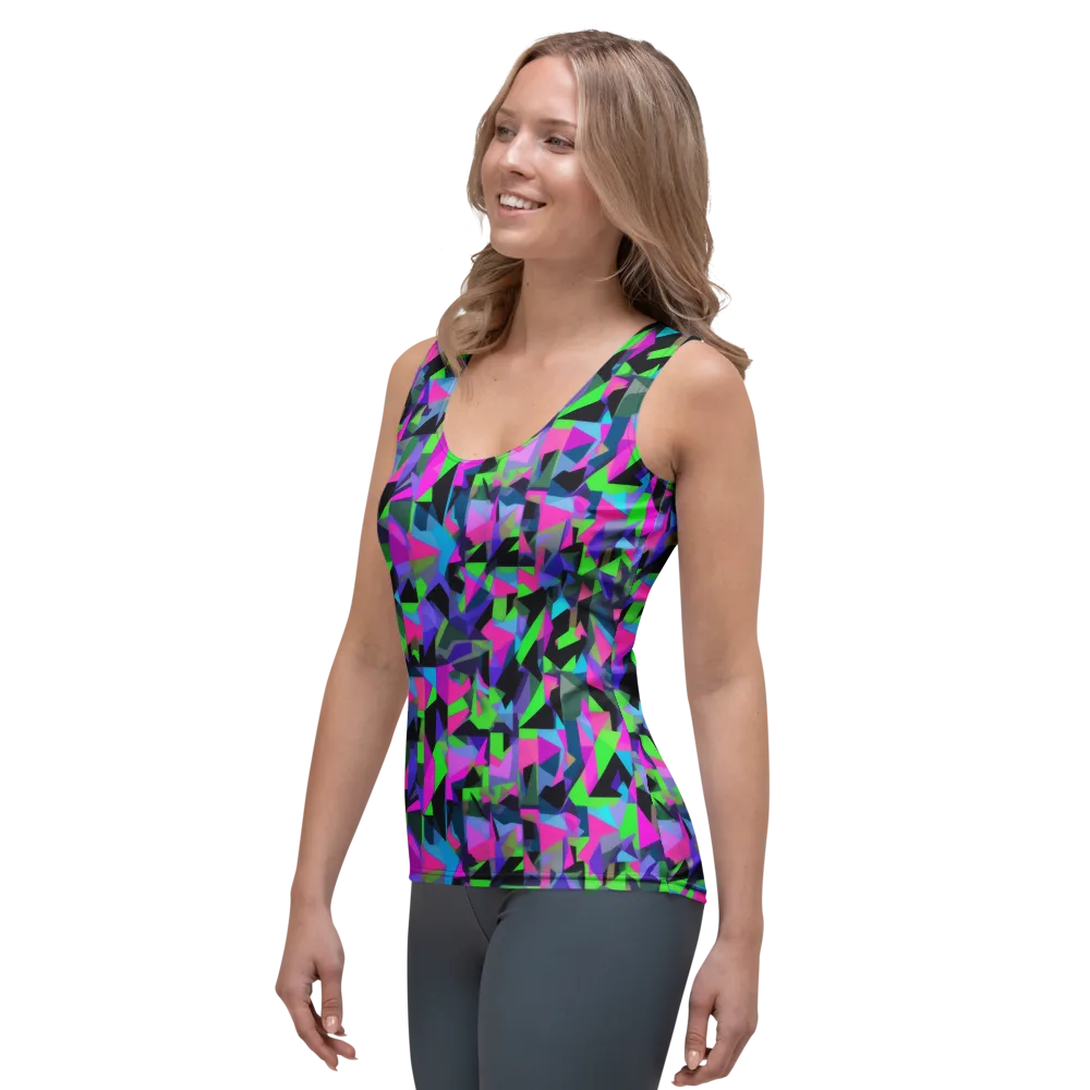 Ultraviolet Scatter on Women's Tank Top — Left Front