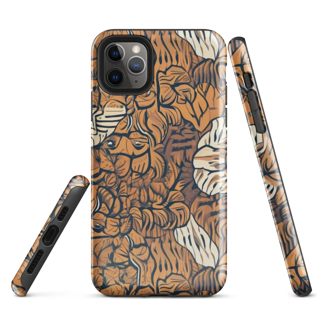 Terracotta Menagerie on Tough Case for iPhone® — Front