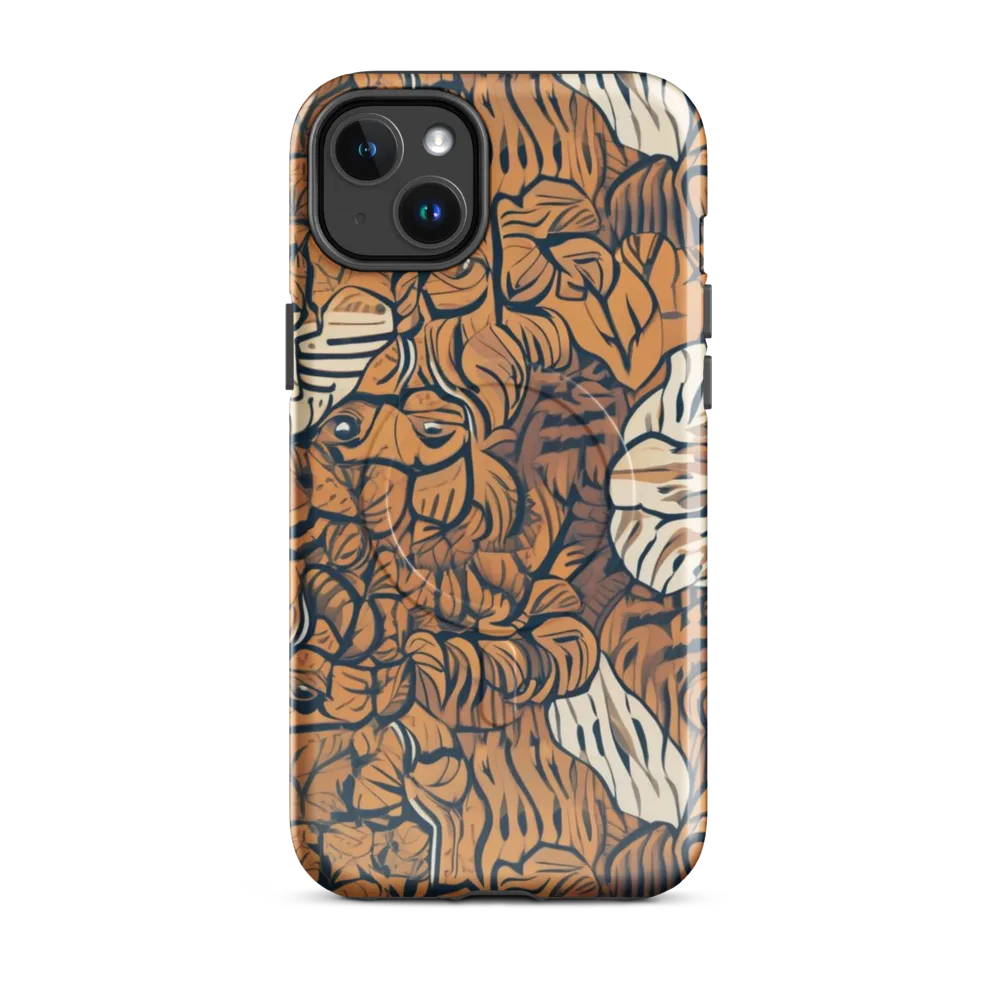 Terracotta Menagerie on MagSafe Tough Case for iPhone® — Front