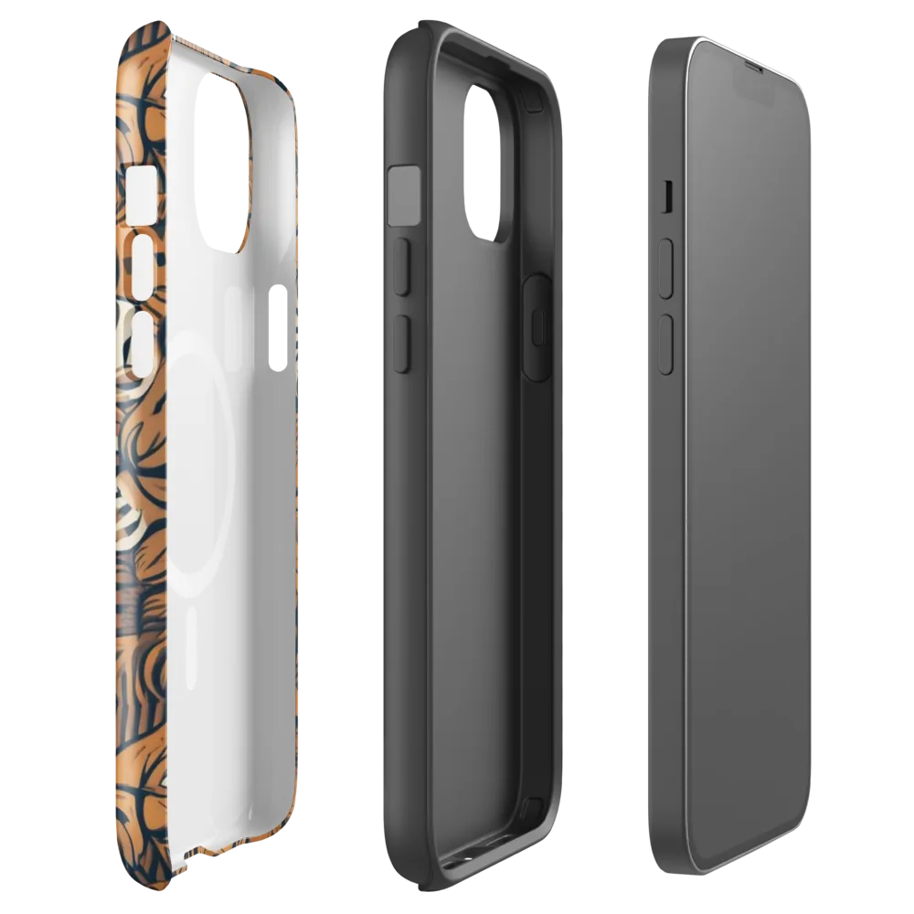 Terracotta Menagerie on MagSafe Tough Case for iPhone® — Front