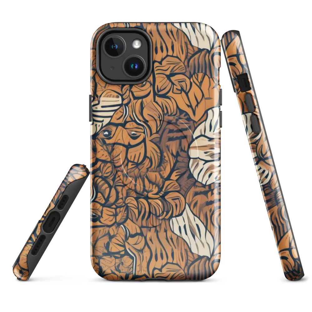 Terracotta Menagerie on MagSafe Tough Case for iPhone® — Front