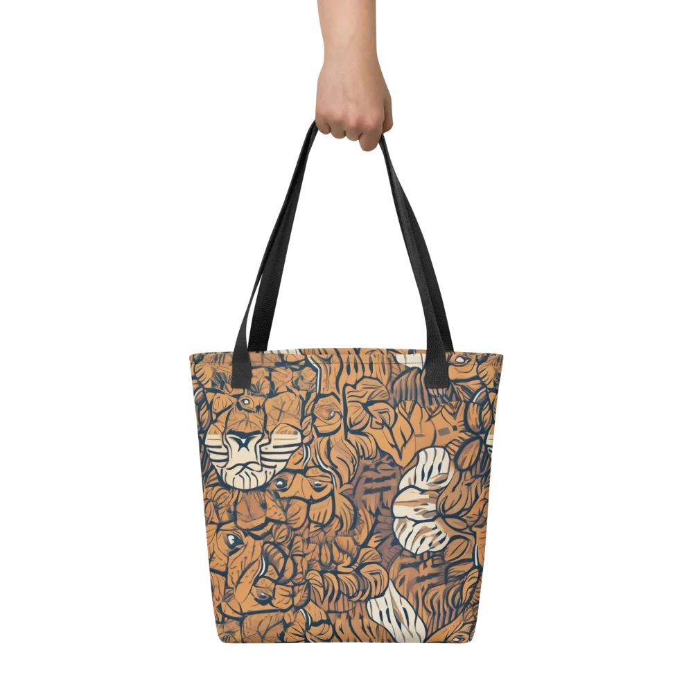 Terracotta Menagerie on Tote Bag — Front