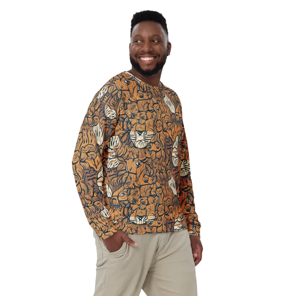 Terracotta Menagerie on Sweatshirt — Front